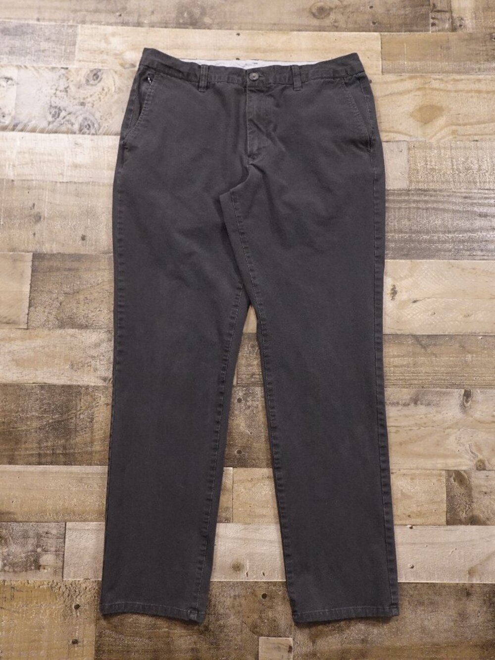 Bonobos Tailored Chino Pants Men’s 34x32 Charcoal Gray Stretch‎ Slim
